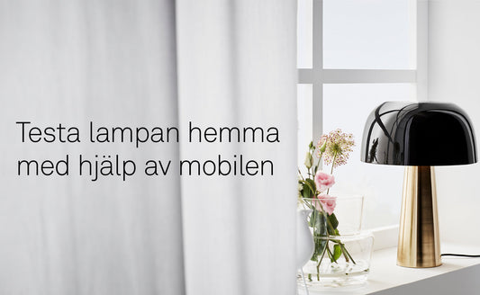 Testa lampan hemma med AR