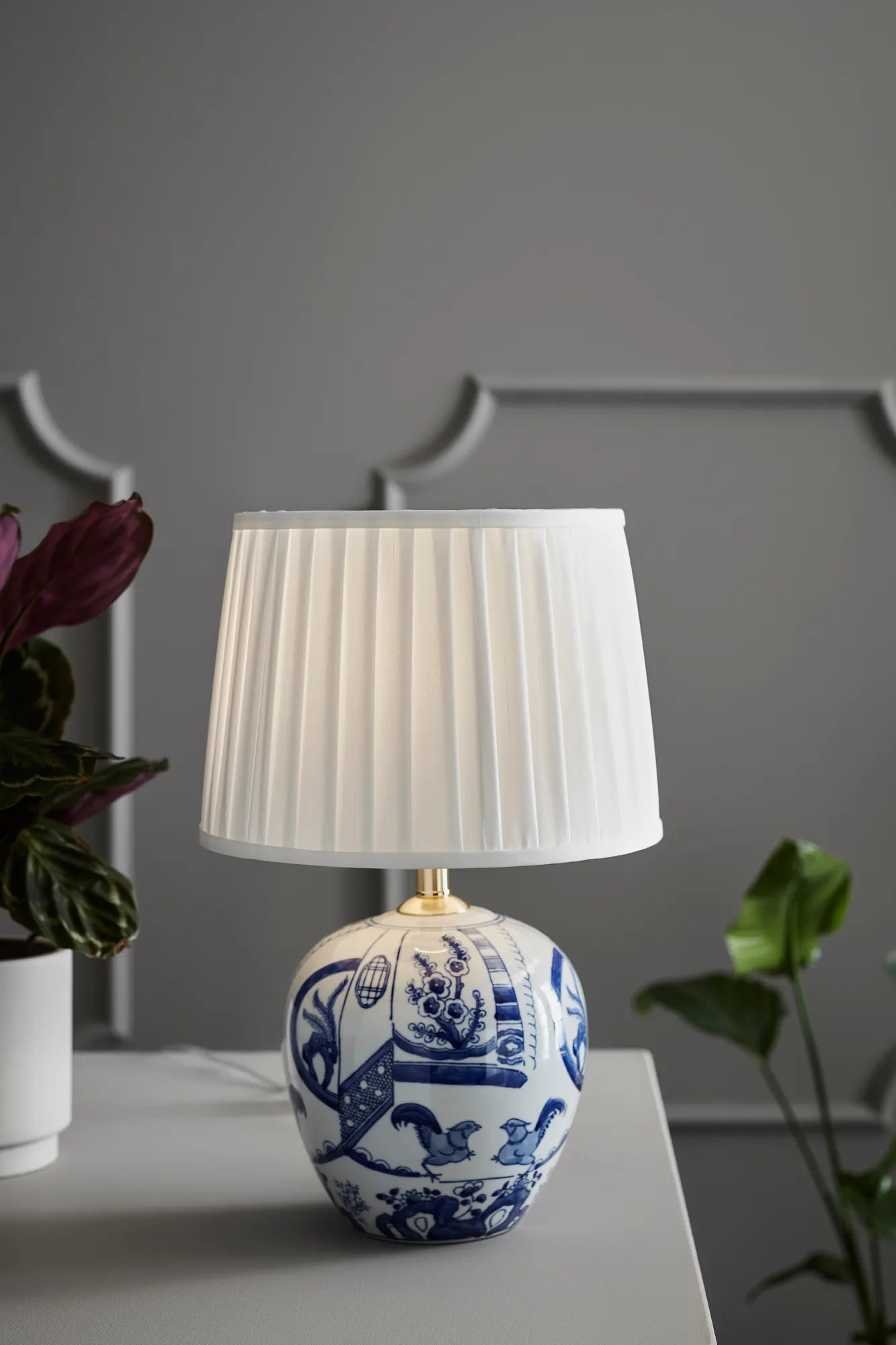 Göteborg blå bordslampa 48 cm belysning | Göteborg blue table lamp | Göteborg blau Tischlampe