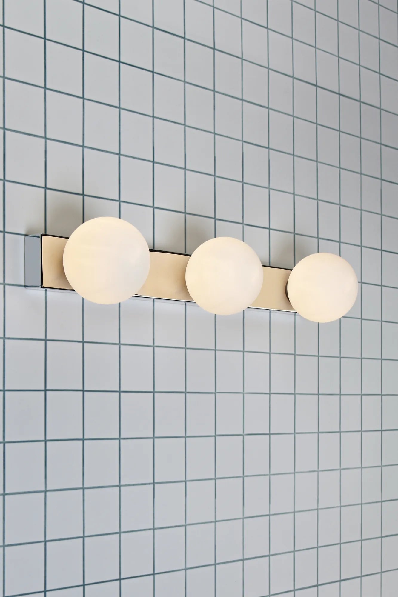 Mini krom vägglampa stilren belysning | Mini chrome wall lamp minimalist | Mini Chrom Wandleuchte minimalistische Beleuchtung