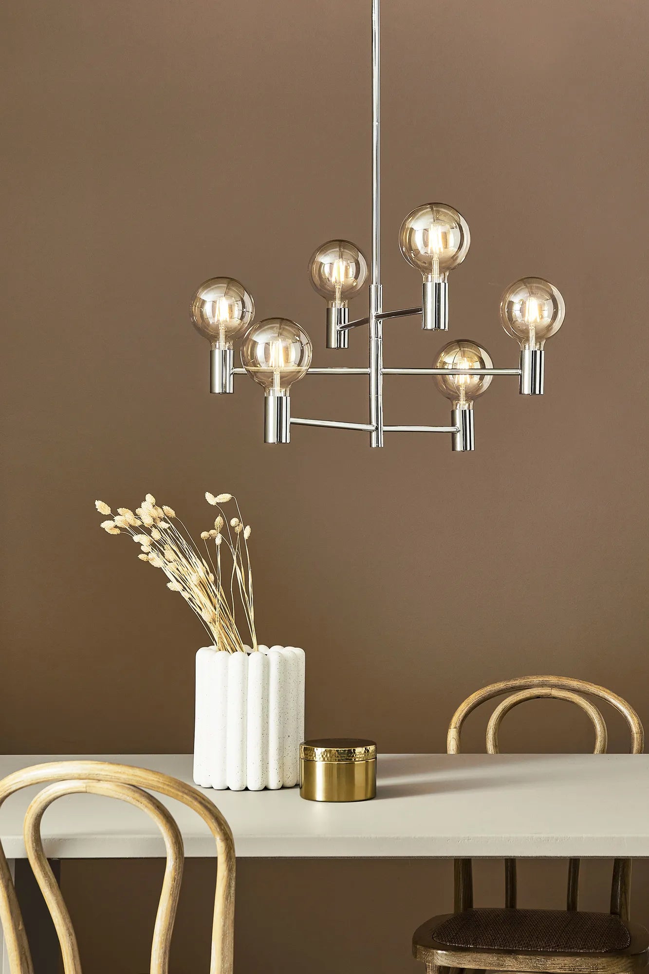 Capital krom taklampa belysning | Capital chrome pendant lamp | Capital Chrom Pendelleuchte