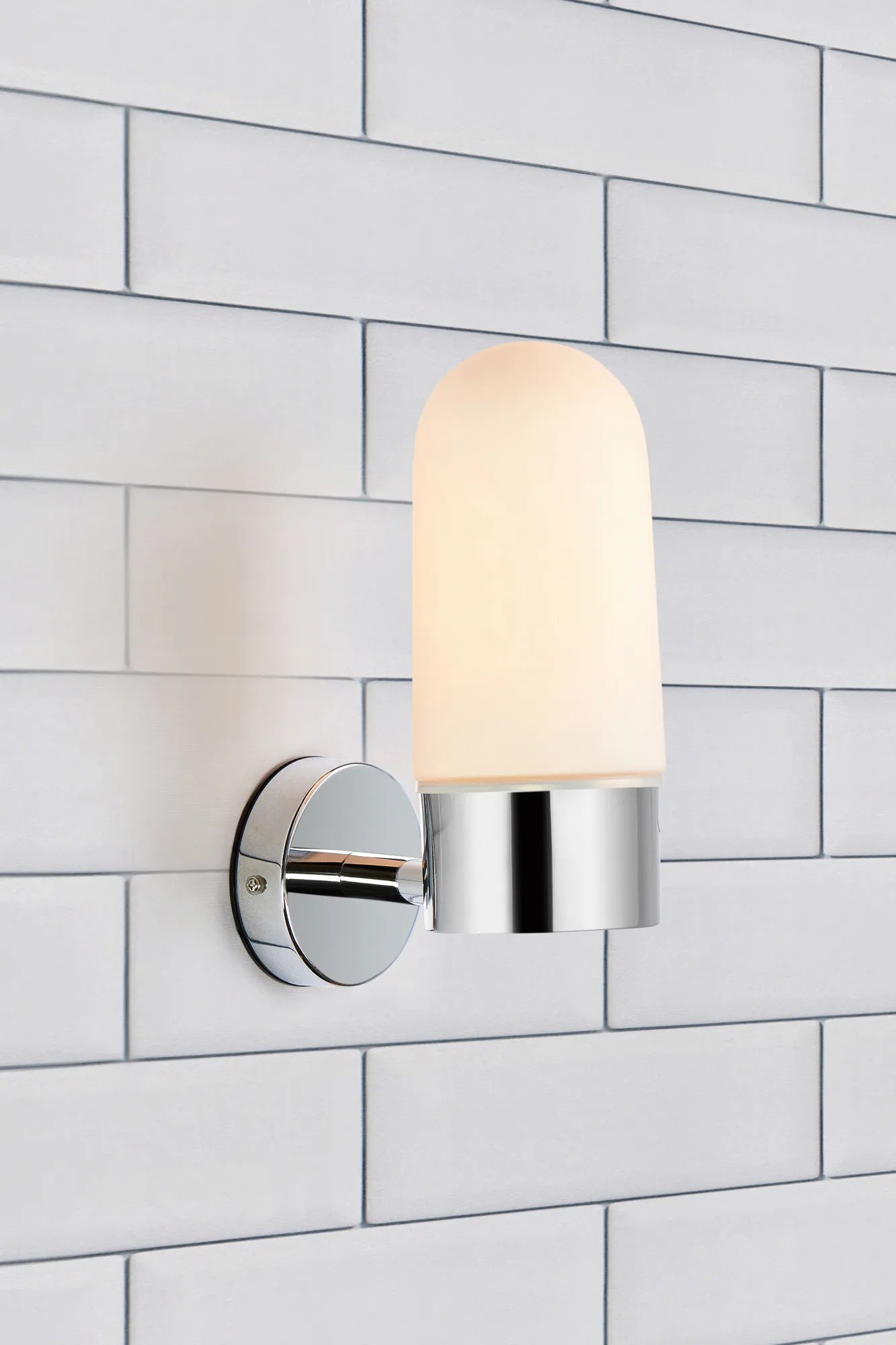 Zen krom vägglampa stilren belysning | Zen chrome wall lamp minimalist | Zen Chrom Wandleuchte minimalistische Beleuchtung