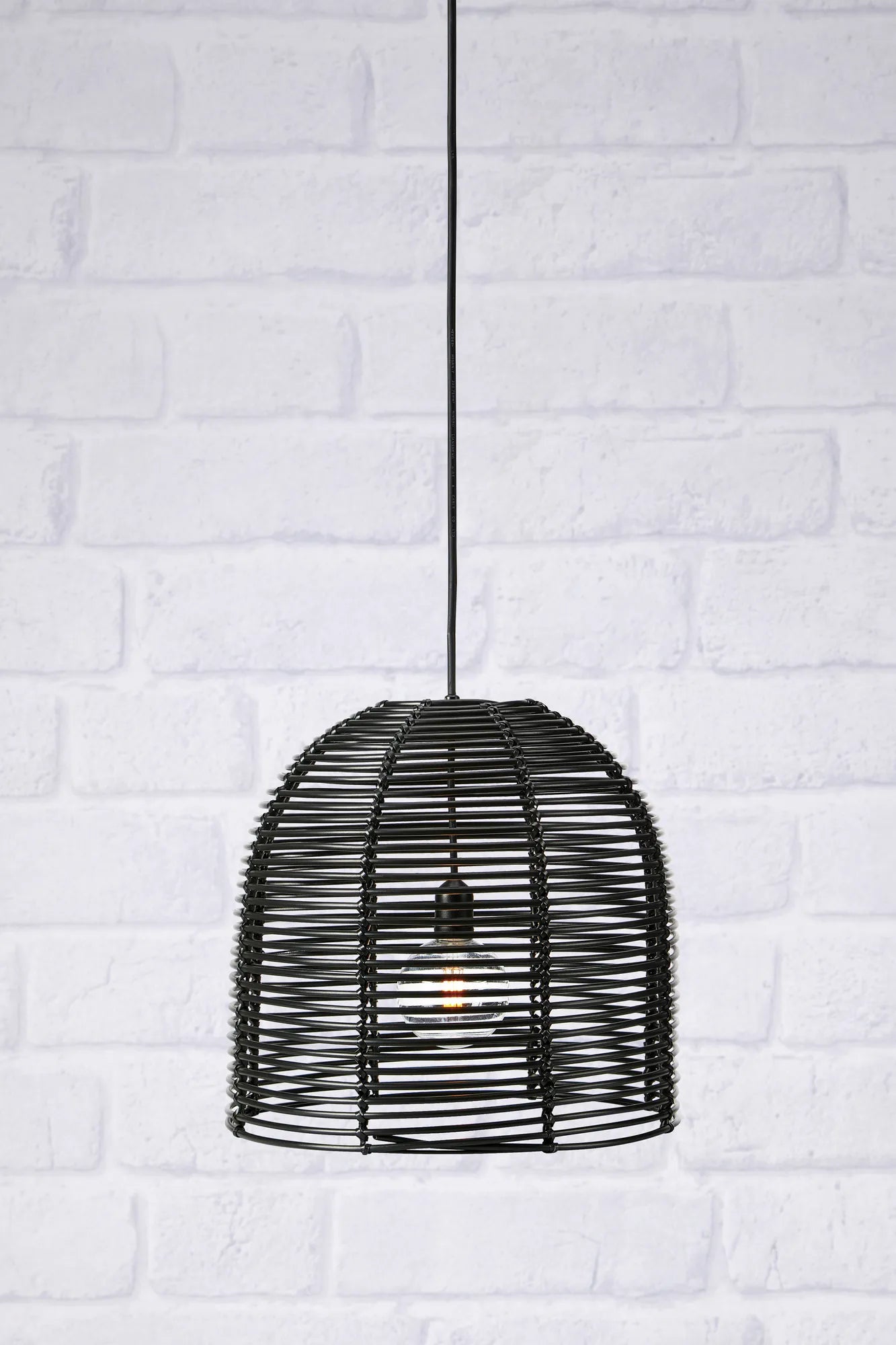 Garden 24 svart taklampa 40 cm stilren belysning | Garden 24 | Garden 24 schwarz Pendelleuchte minimalistische Beleuchtung