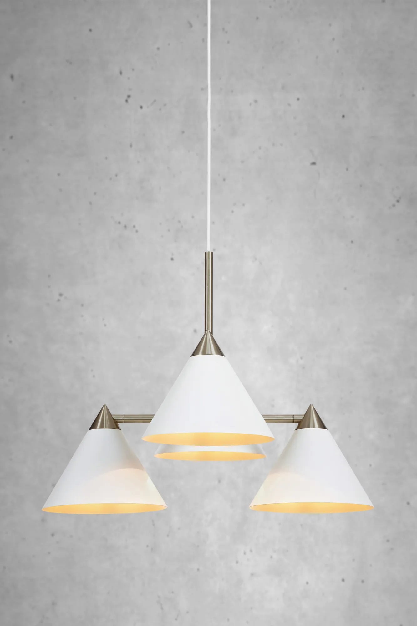 Klint Lampa sufitowa Biała 4 Lampy
