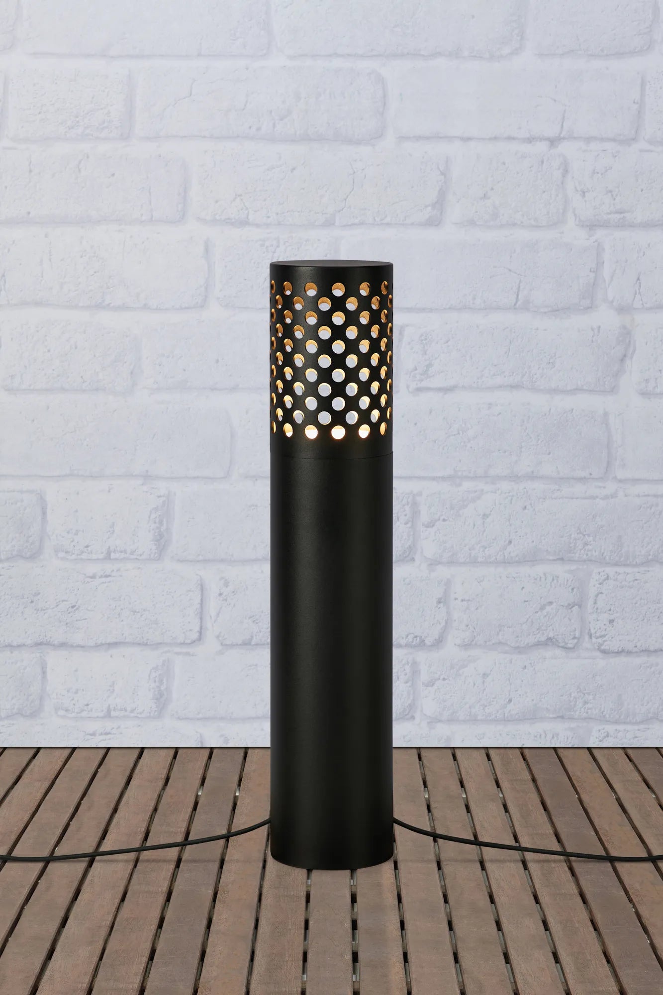 Garden 24 svart pollare 96 cm utomhusbelysning stilren belysning | Garden 24 black bollard light minimalist lighting | Garden
