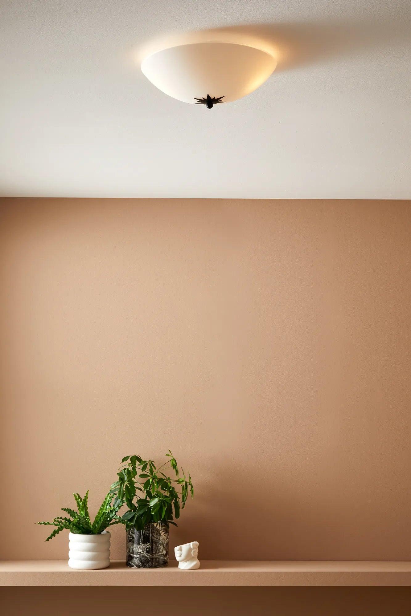 Rose vit plafond 35 cm belysning | Rose white flush mount ceiling light | Rose weiß Deckenleuchte