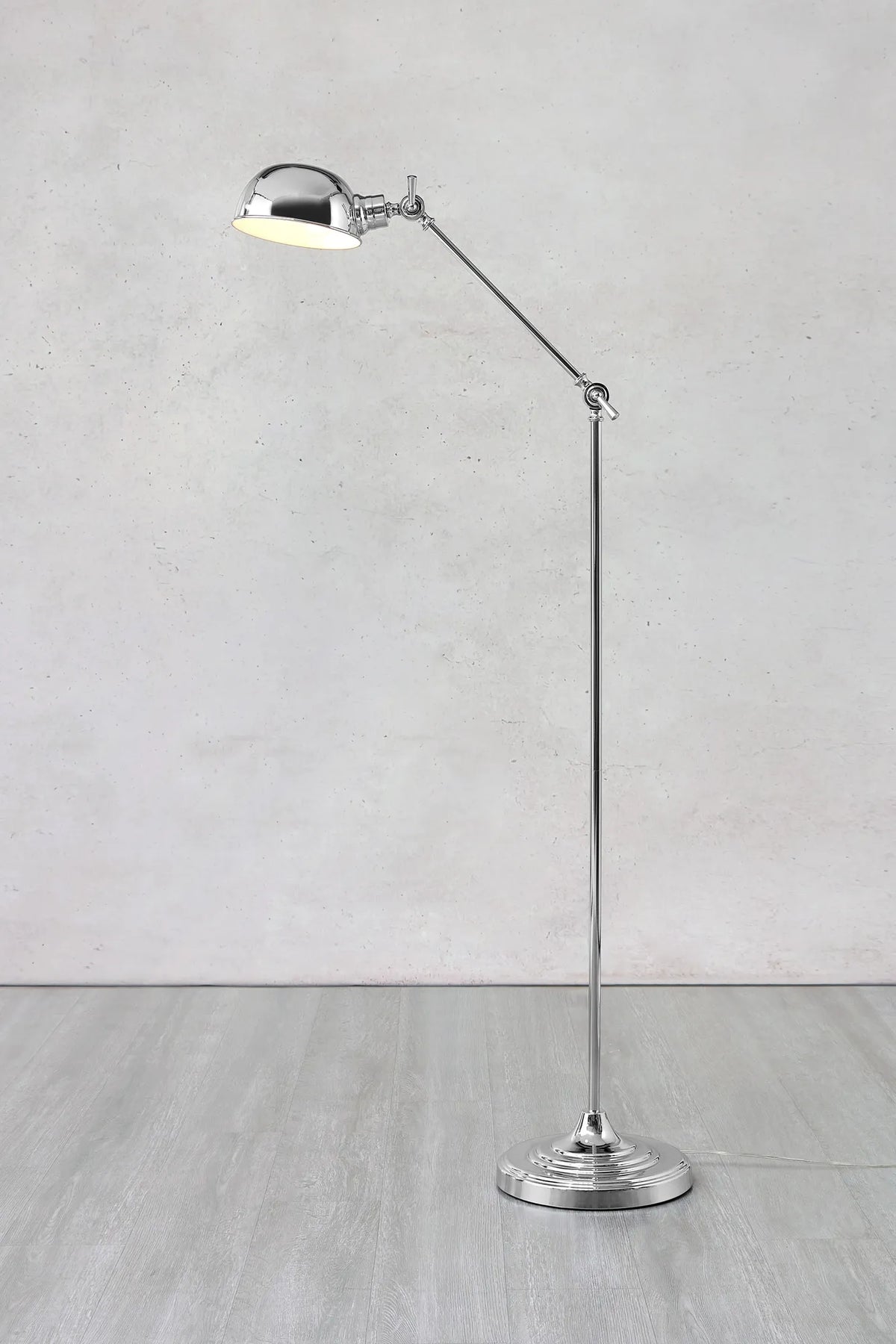 Portland Stehlampe Chrom