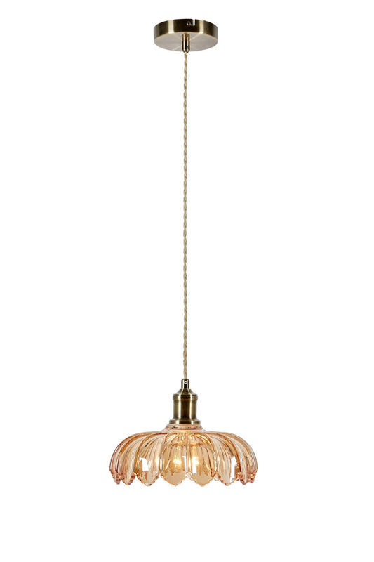 Kurage bärnsten taklampa 108858 | Kurage amber pendant lamp 108858 | Kurage Bernstein Pendelleuchte 108858