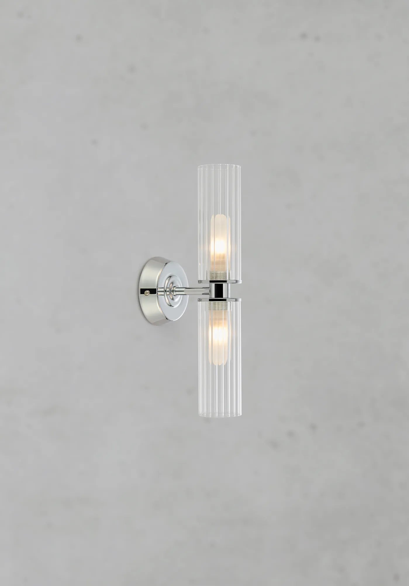 Rimini krom vägglampa stilren belysning | Rimini chrome wall lamp | Rimini Chrom Wandleuchte minimalistische Beleuchtung