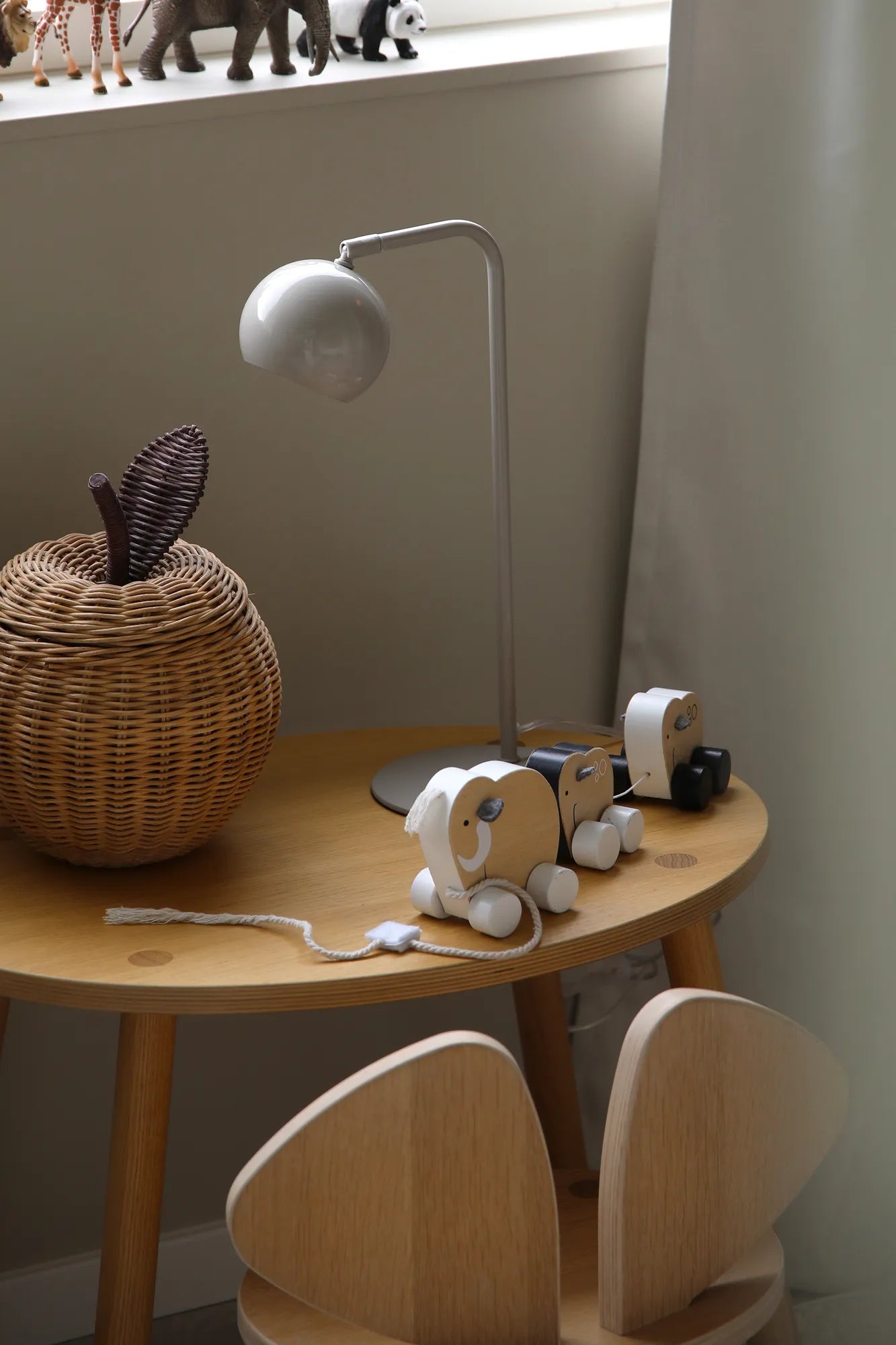 Pop grå bordslampa belysning | Pop grey table lamp | Pop grau Tischlampe