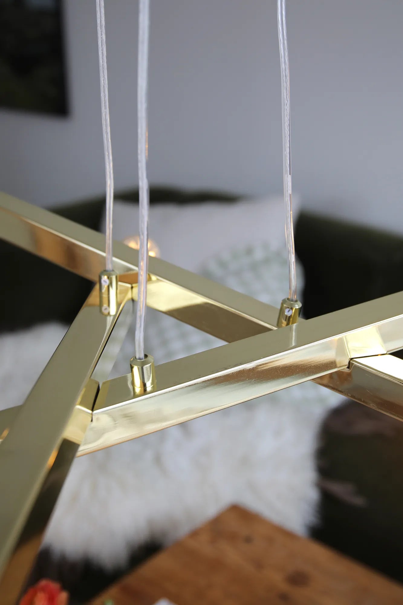 Stack Ceiling Lamp Brass