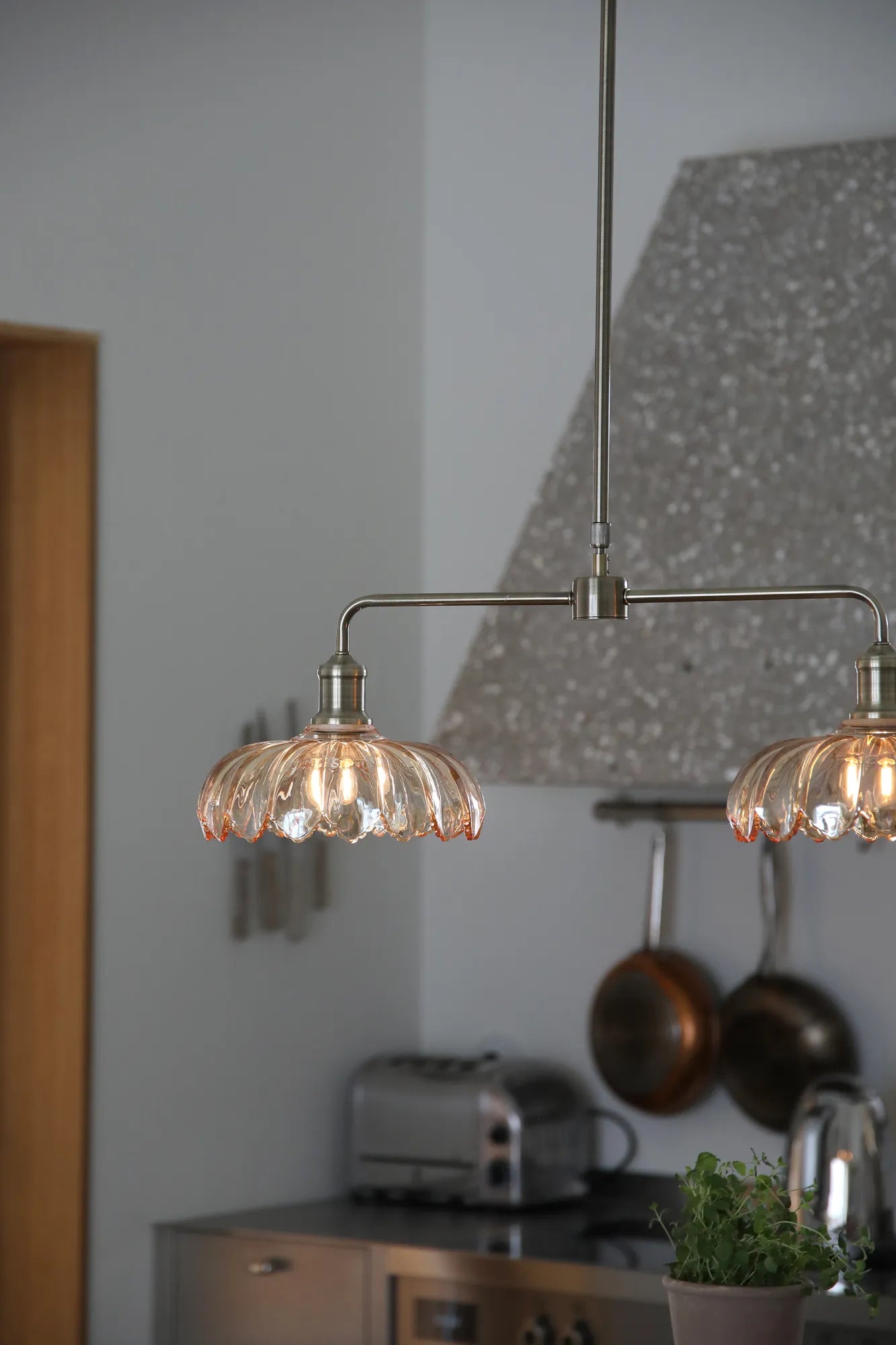 Curio Ceiling Lamp Amber