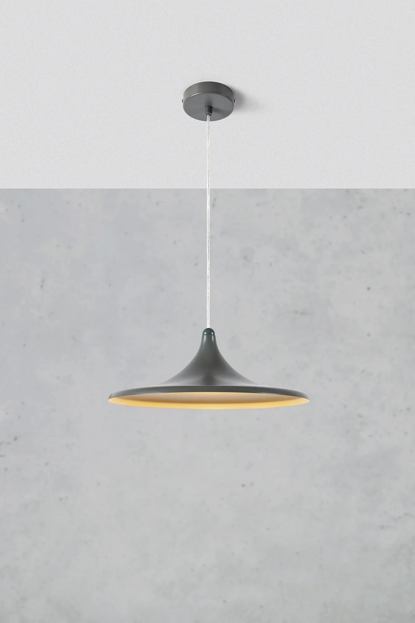 Beam Taklampa Grå 37 cm