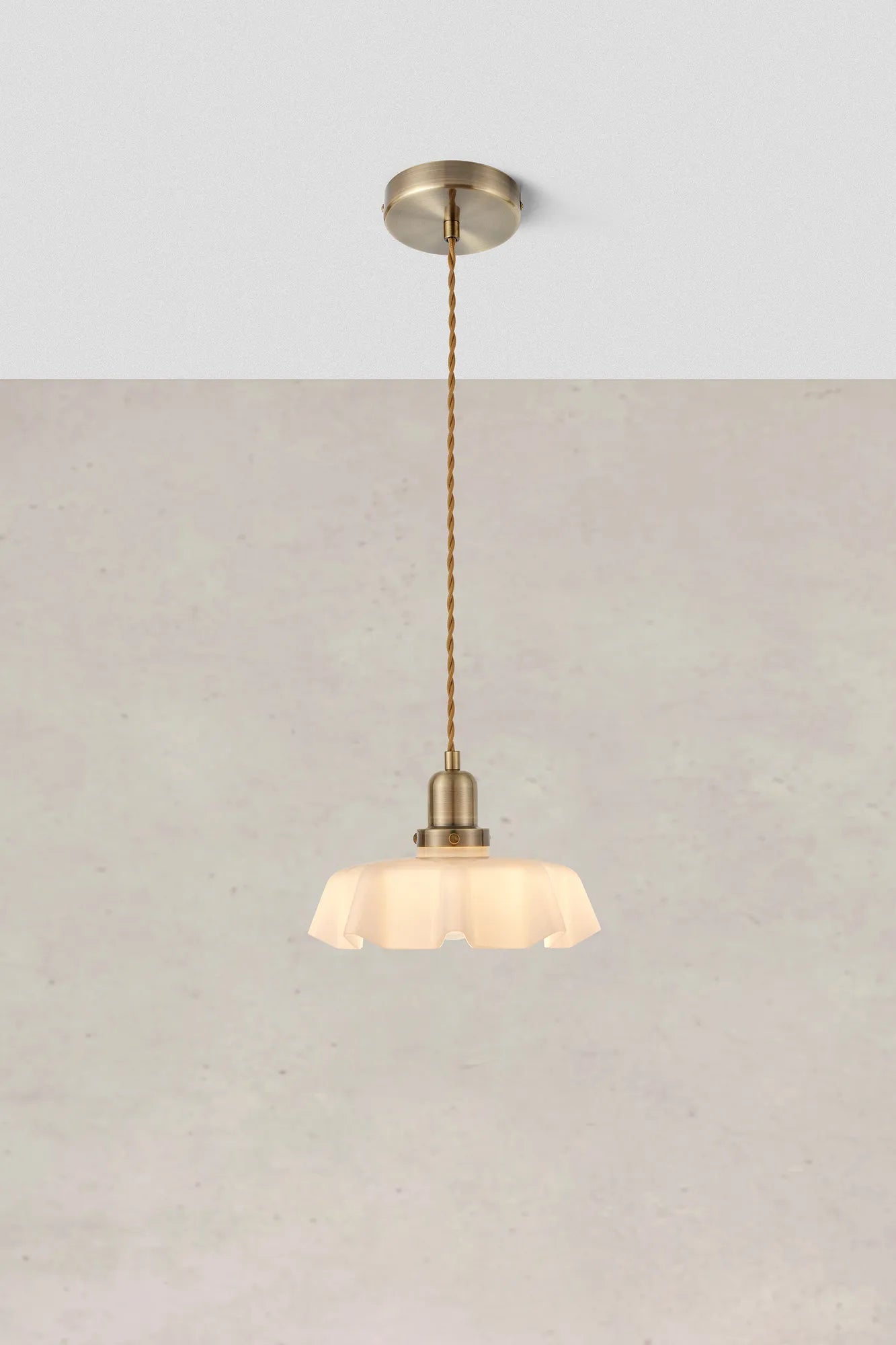 Ona Deckenlampe Messing 24,5 cm