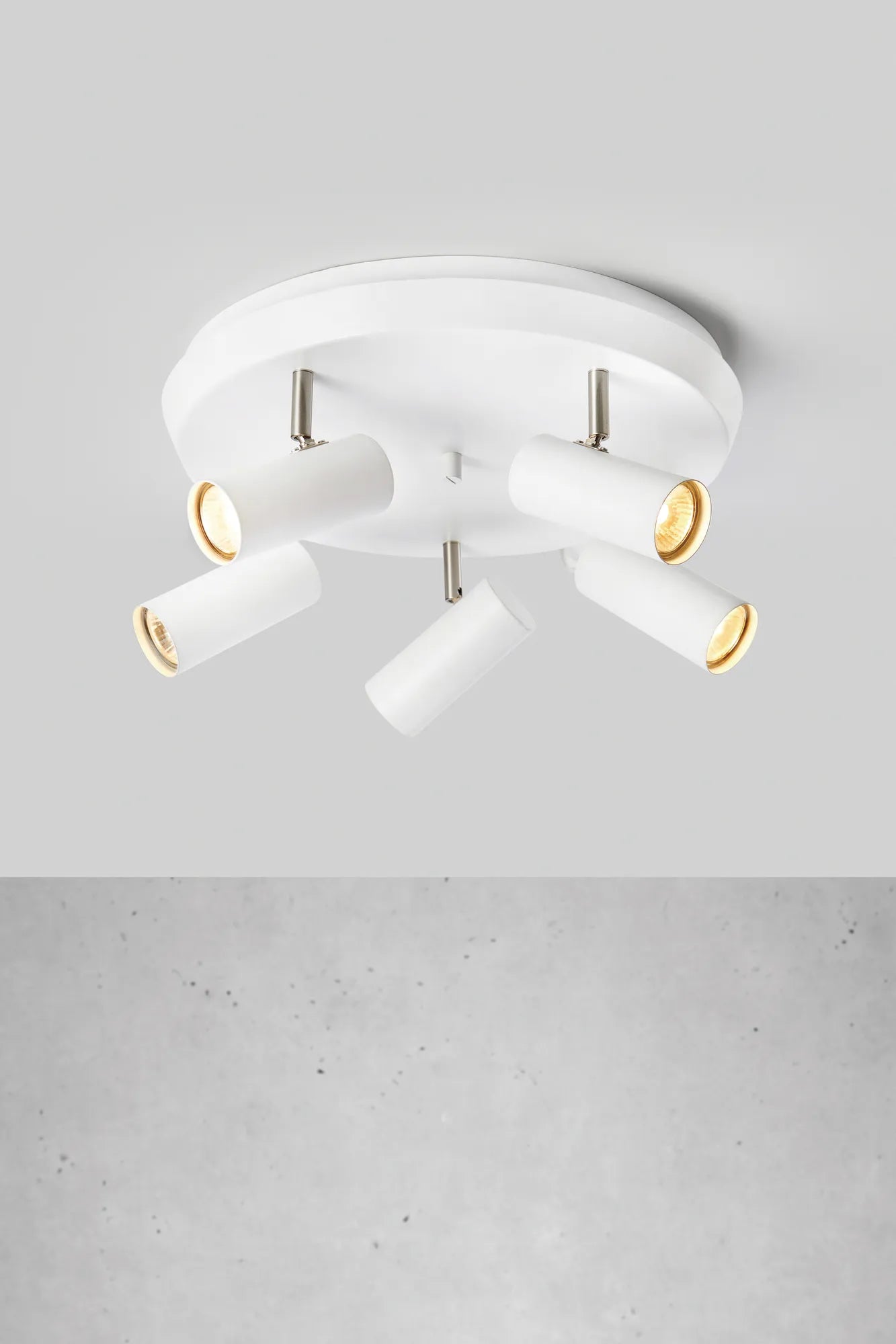 Torino Ceiling Spot White Round