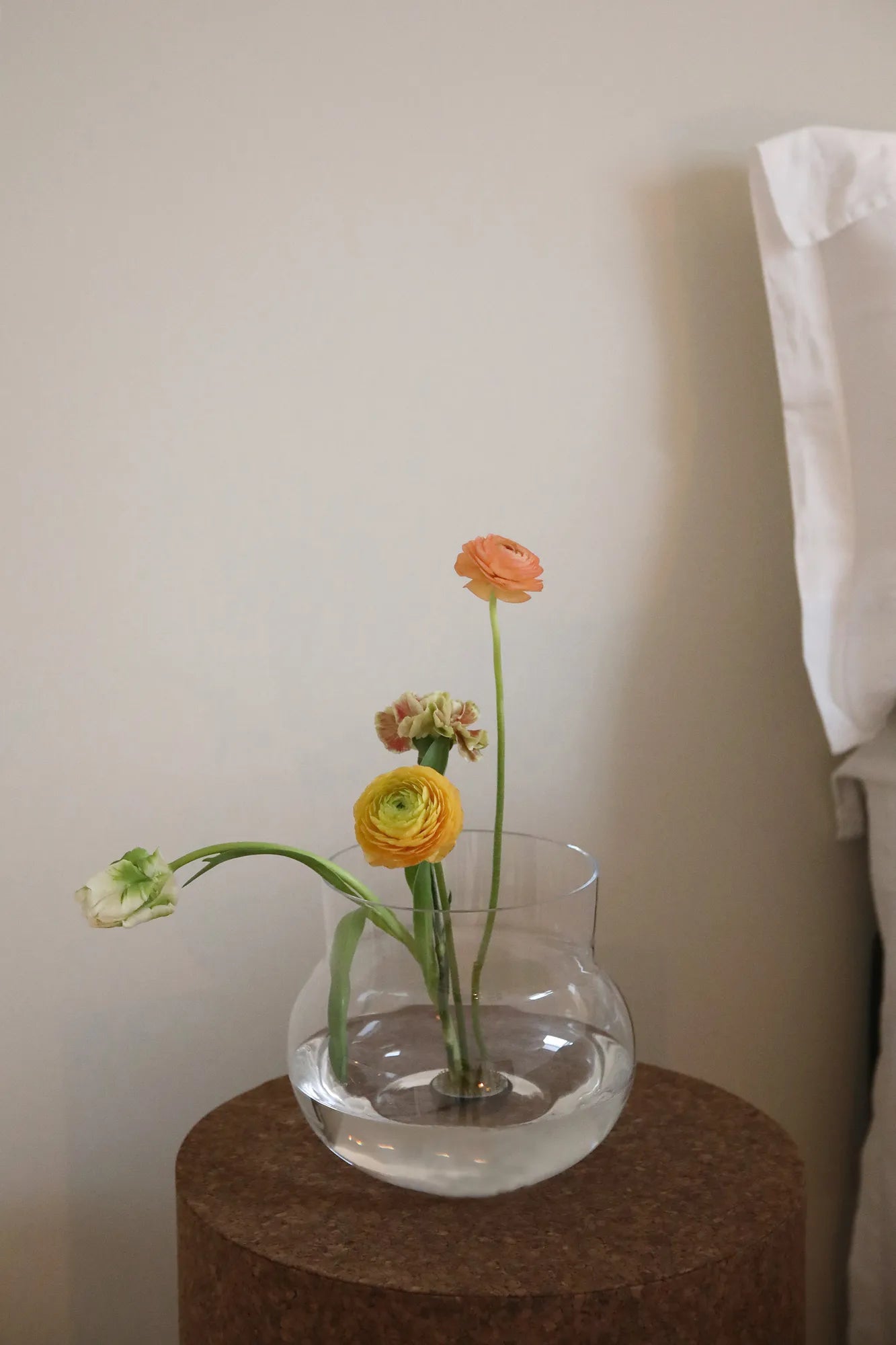 Drömme Wazon Szklany Przezroczysty 19 cm