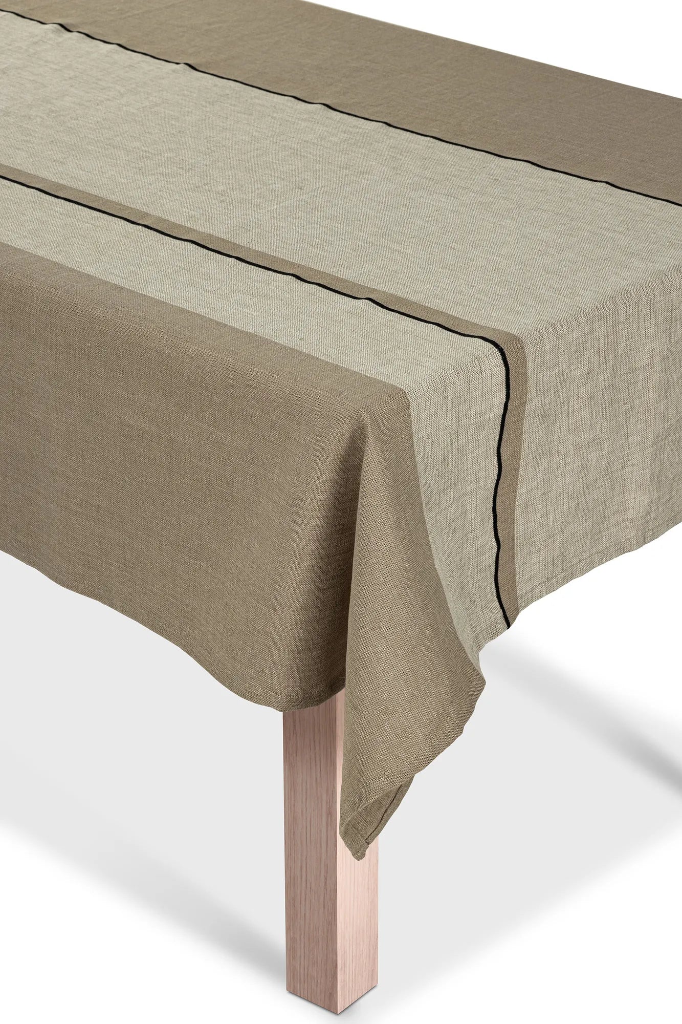Öda Tischdecke Beige 156x250 cm – Markslöjd