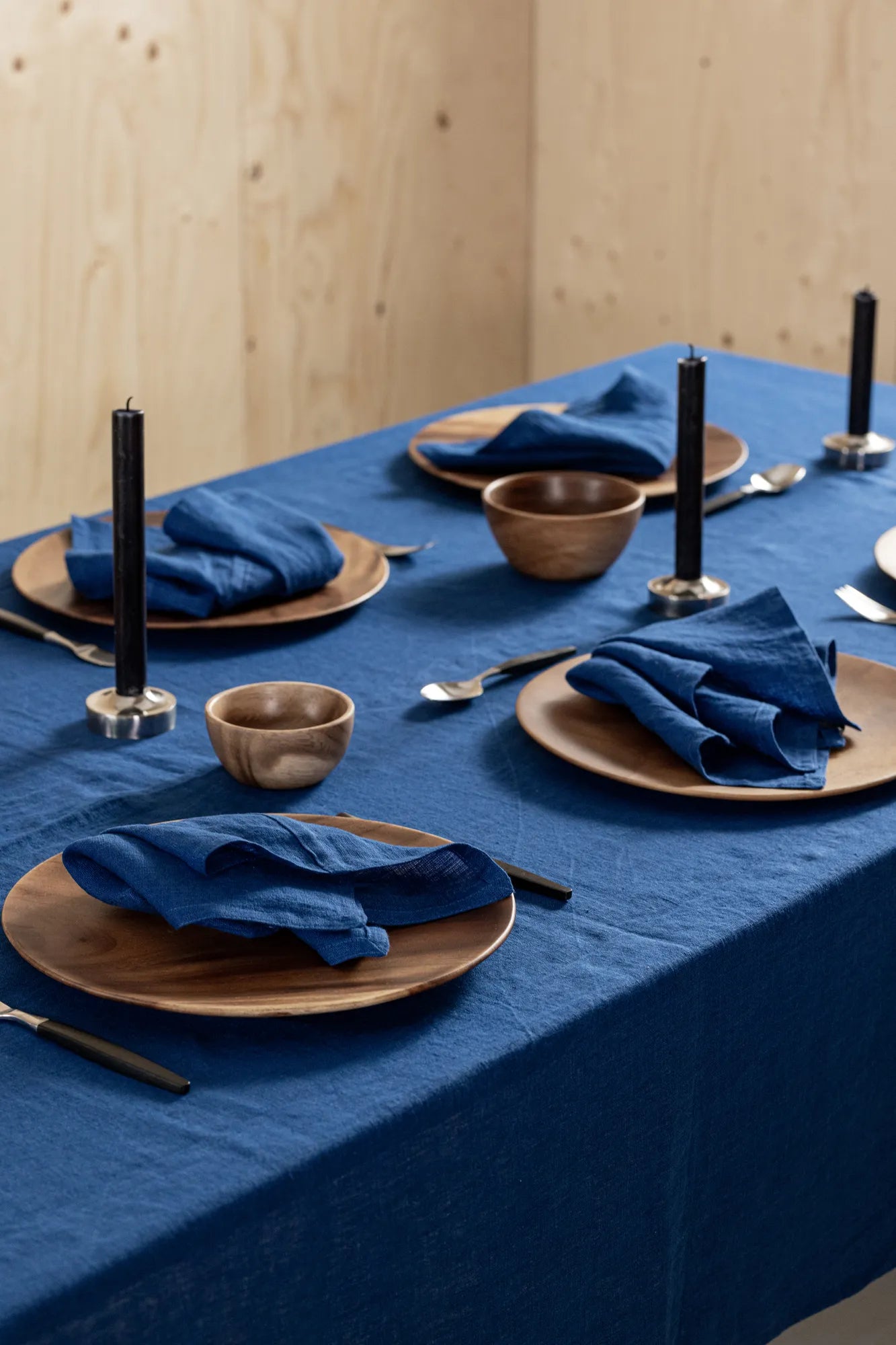 Ragna blå servett svensk design | Ragna blue napkin Swedish design | Ragna blau Serviette schwedisches Design