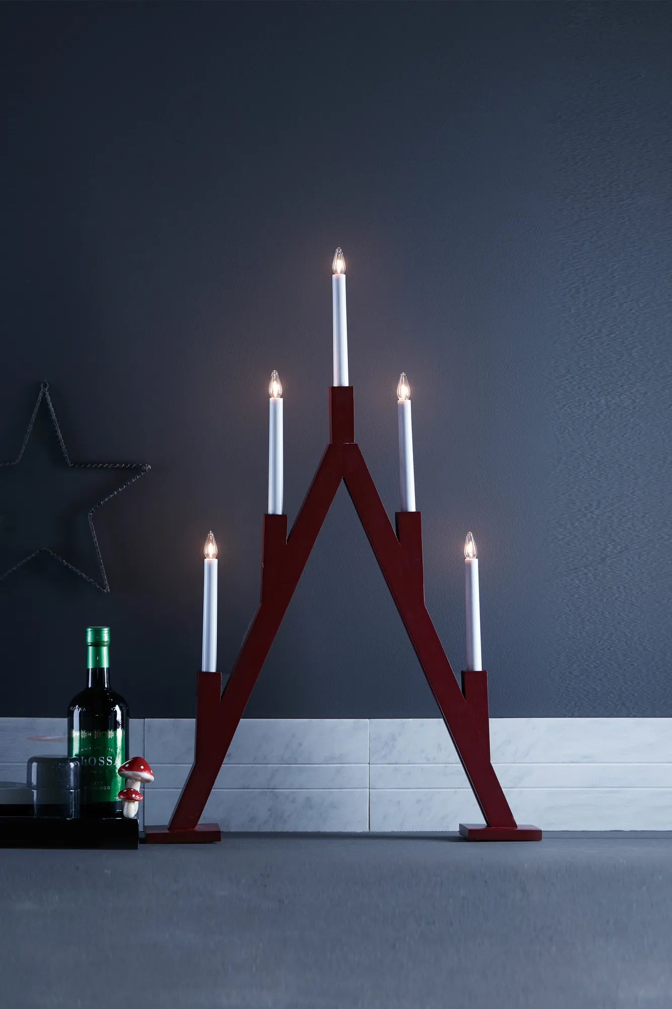 Bjurfors adventsljusstake 77 cm julbelysning | Bjurfors advent candle holder | Bjurfors Adventsleuchter