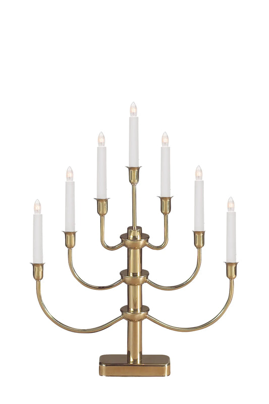 Gylling guld adventsljusstake 704415 | Gylling gold advent candle holder 704415 | Gylling Gold Adventsleuchter 704415