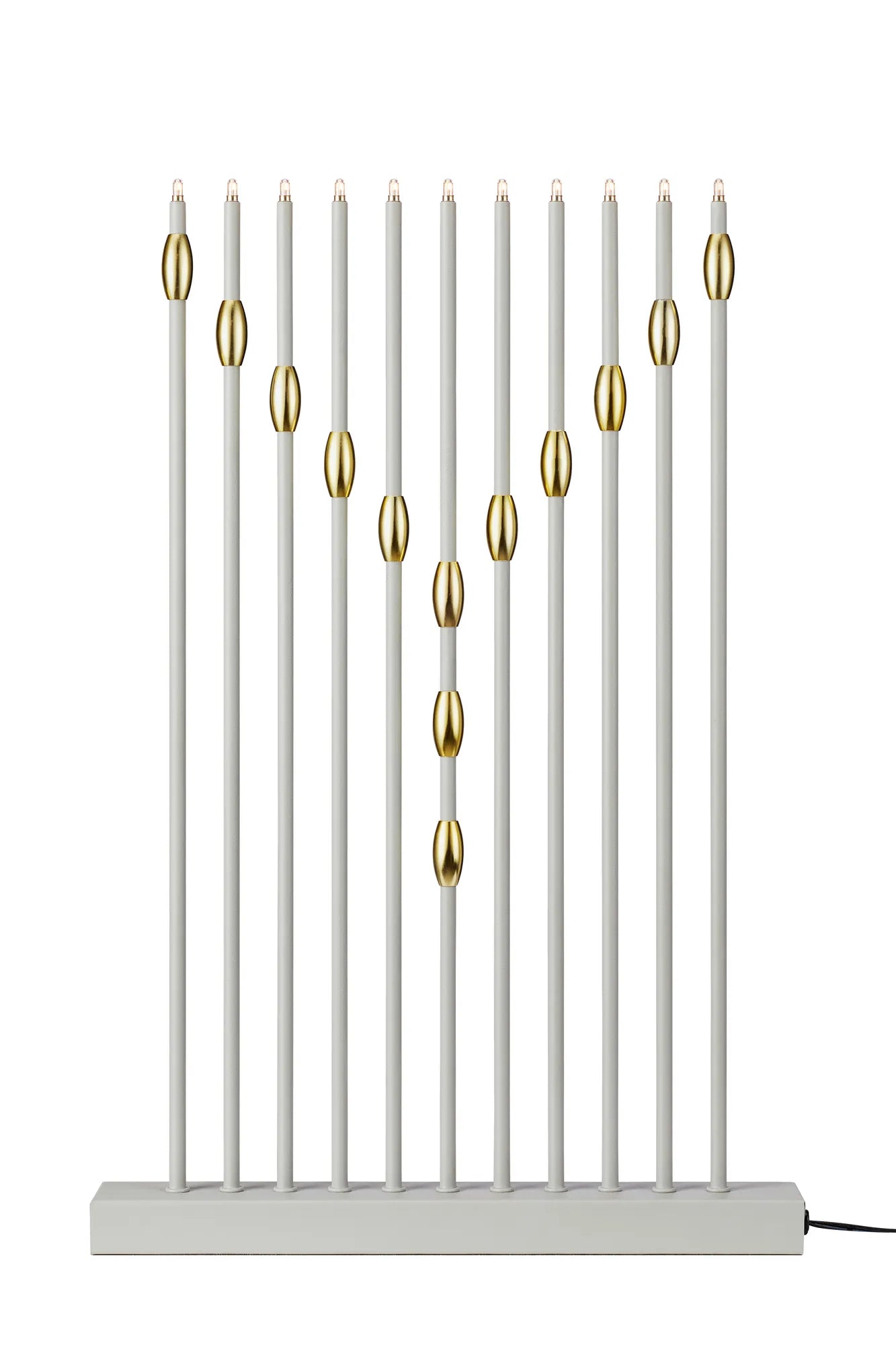 Necklace vit adventsljusstake 705283 | Necklace white advent candle holder 705283 | Necklace weiß Adventsleuchter 705283