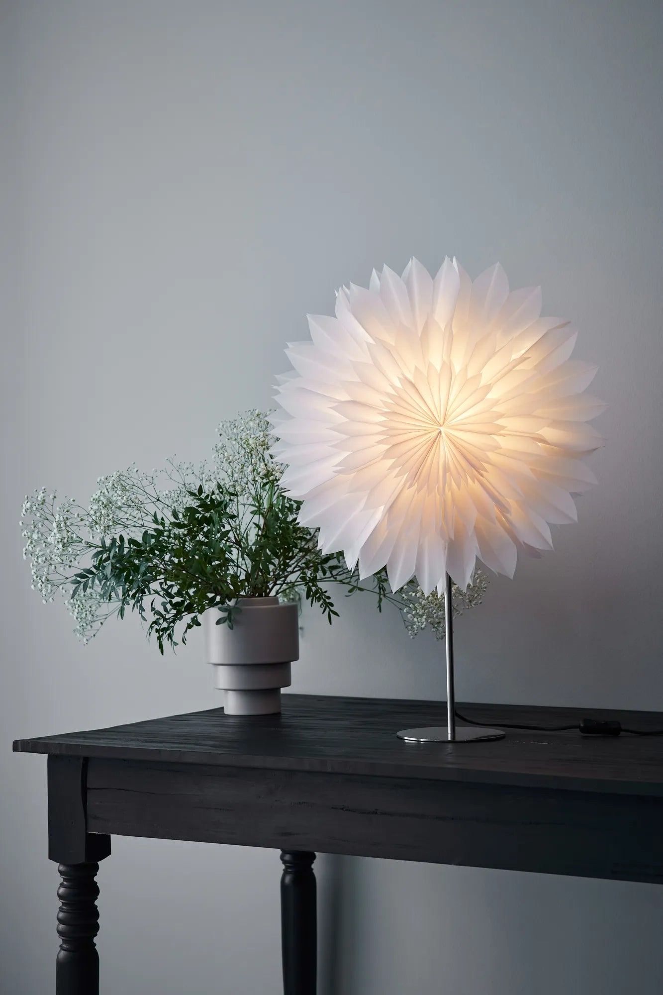 Solina vit julstjärna 45 cm julbelysning skandinavisk design | Solina white Christmas star light Scandinavian design | Solina