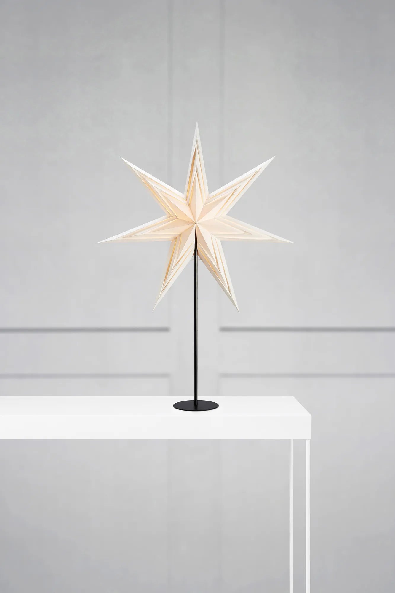 Sombra vit julstjärna julbelysning stilren belysning | Sombra white Christmas star light minimalist lighting | Sombra weiß