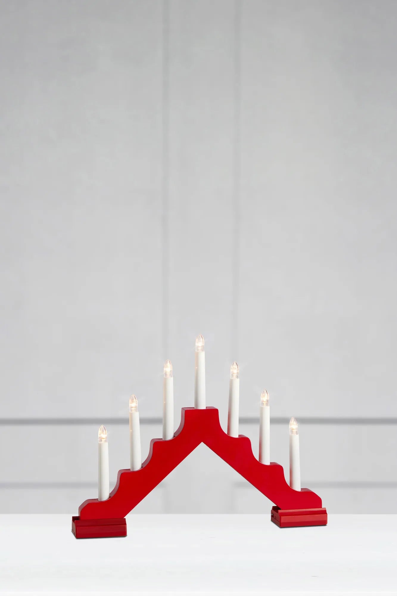 Evelin Träljusstake Röd