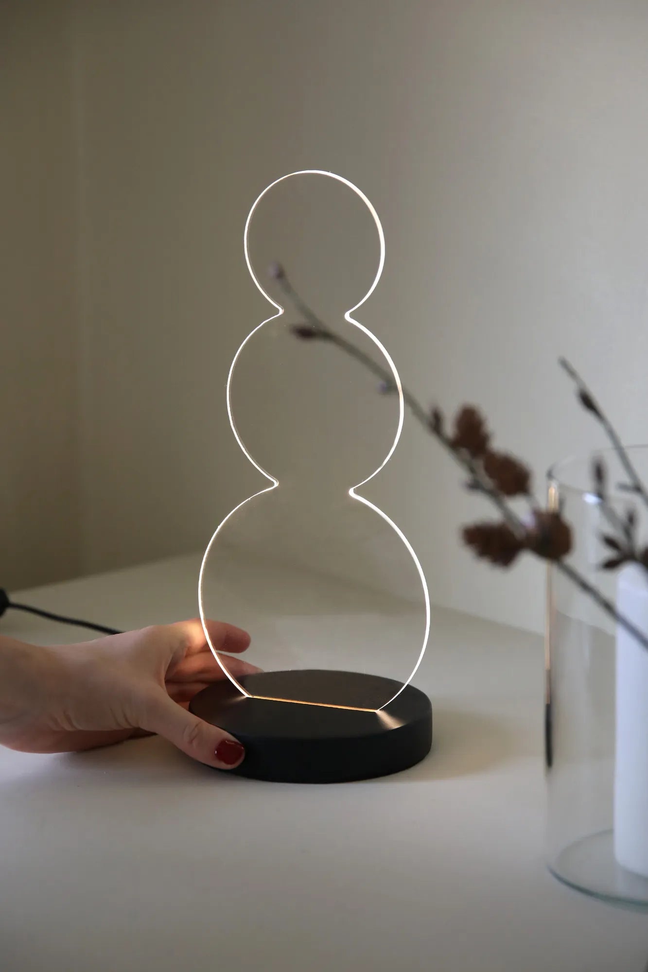 Uniq klar bordslampa belysning | Uniq clear table lamp | Uniq klar Tischlampe