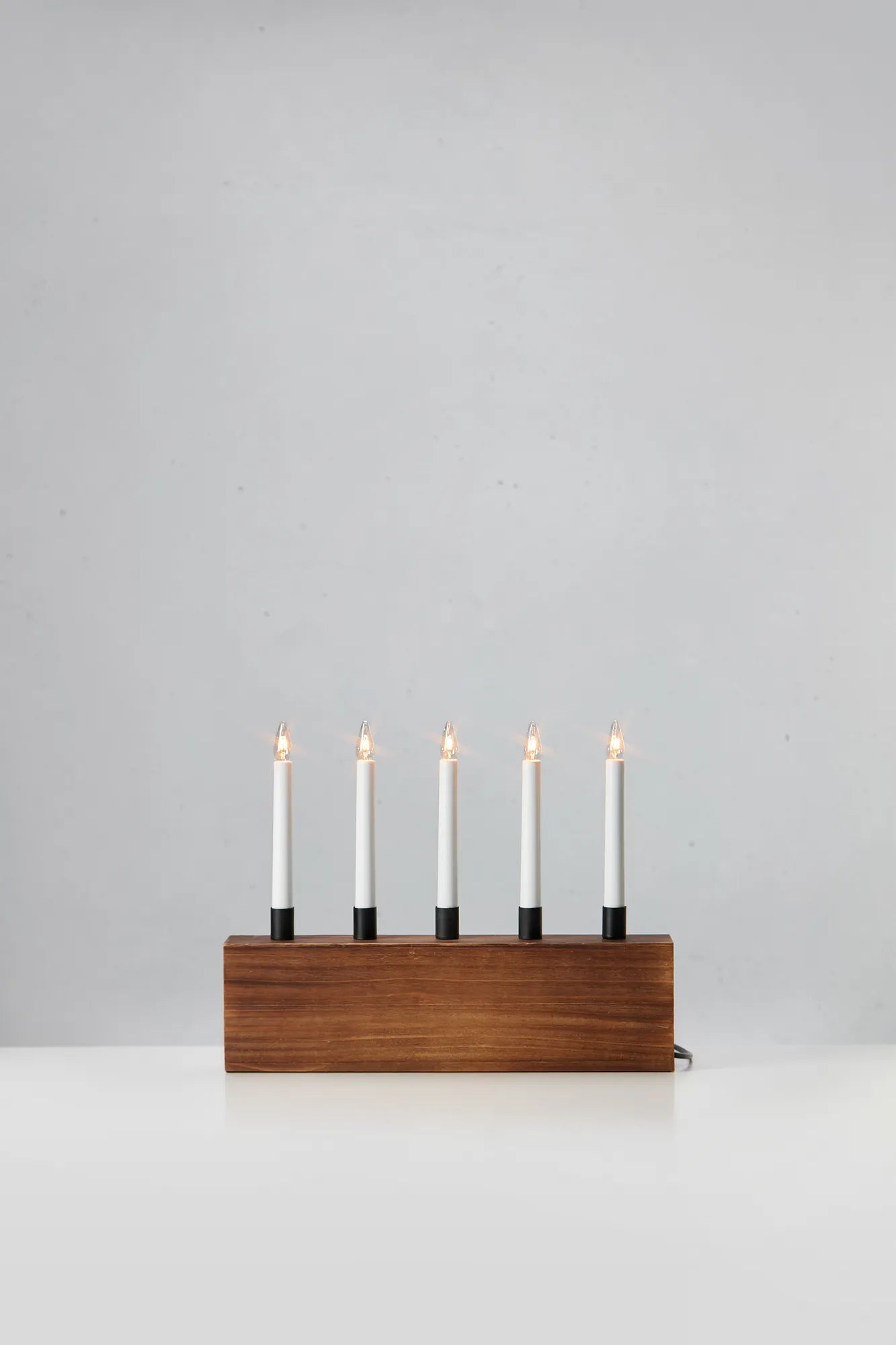 Albero brun adventsljusstake 41 cm julbelysning stilren belysning skandinavisk design | Albero brown advent candle | Albero