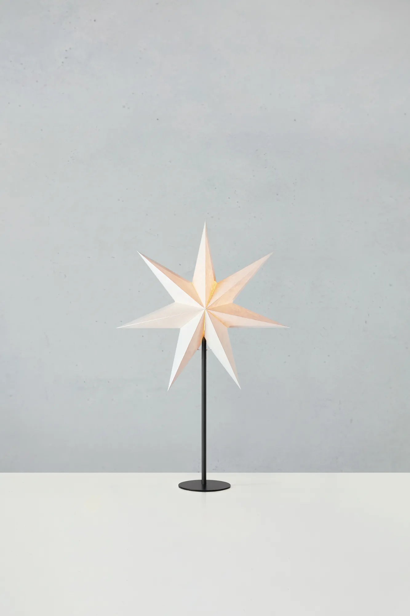 Livia vit julstjärna julbelysning stilren belysning | Livia white Christmas star light minimalist lighting | Livia weiß