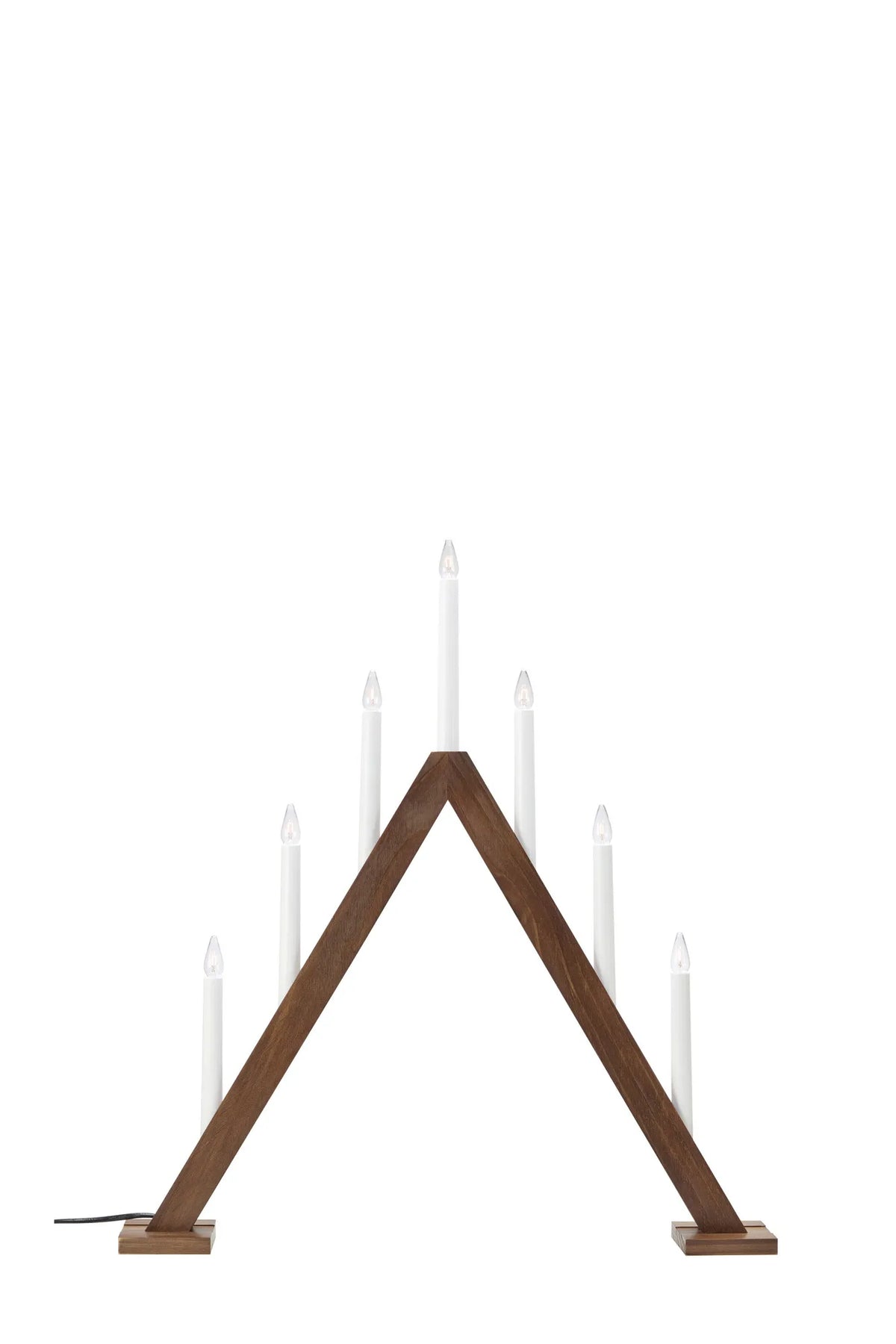 Ariele Adventsljusstake Mörkbrun 62 cm