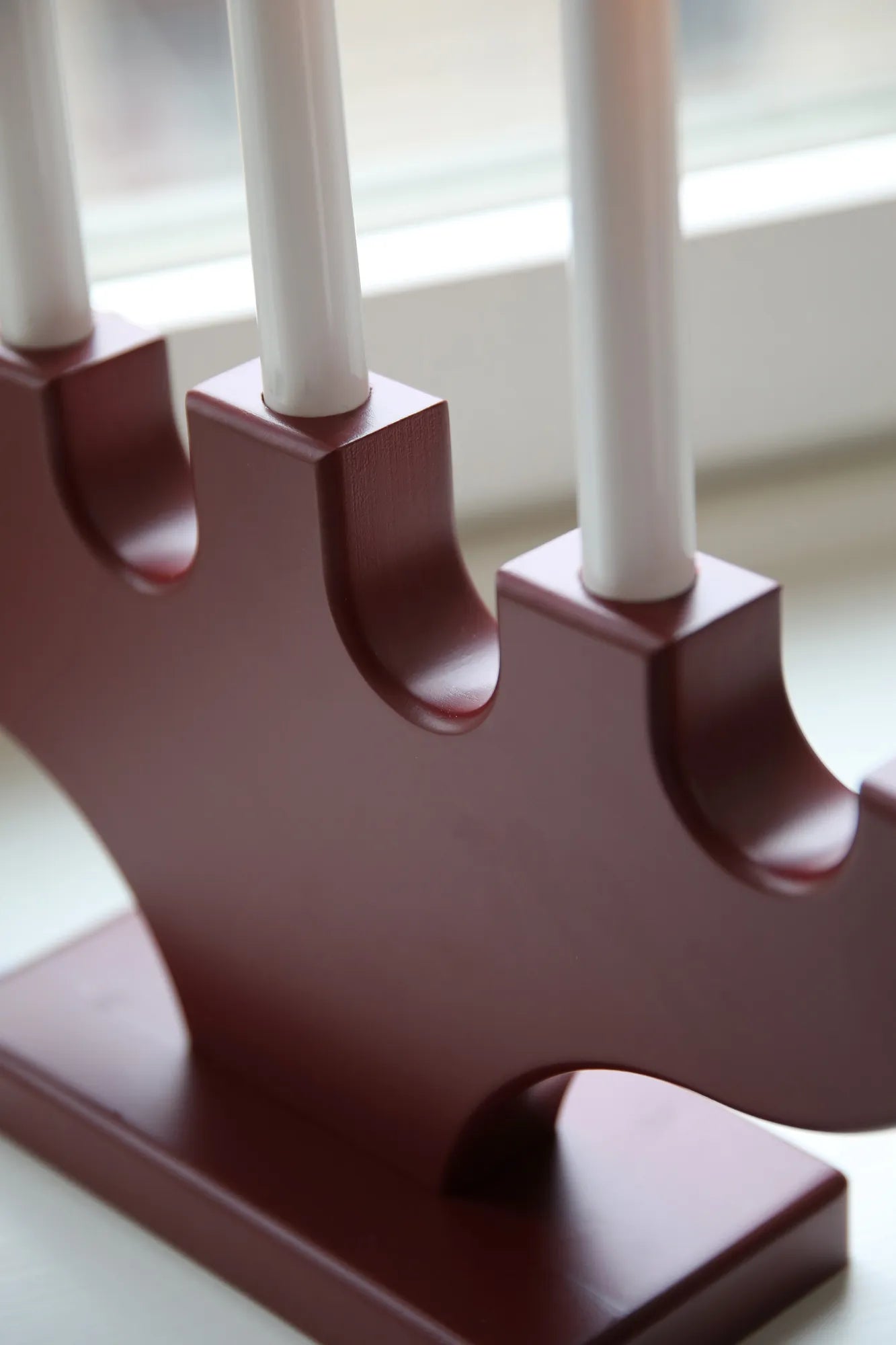 Spira Advent Candlestick Dark Red 35 cm