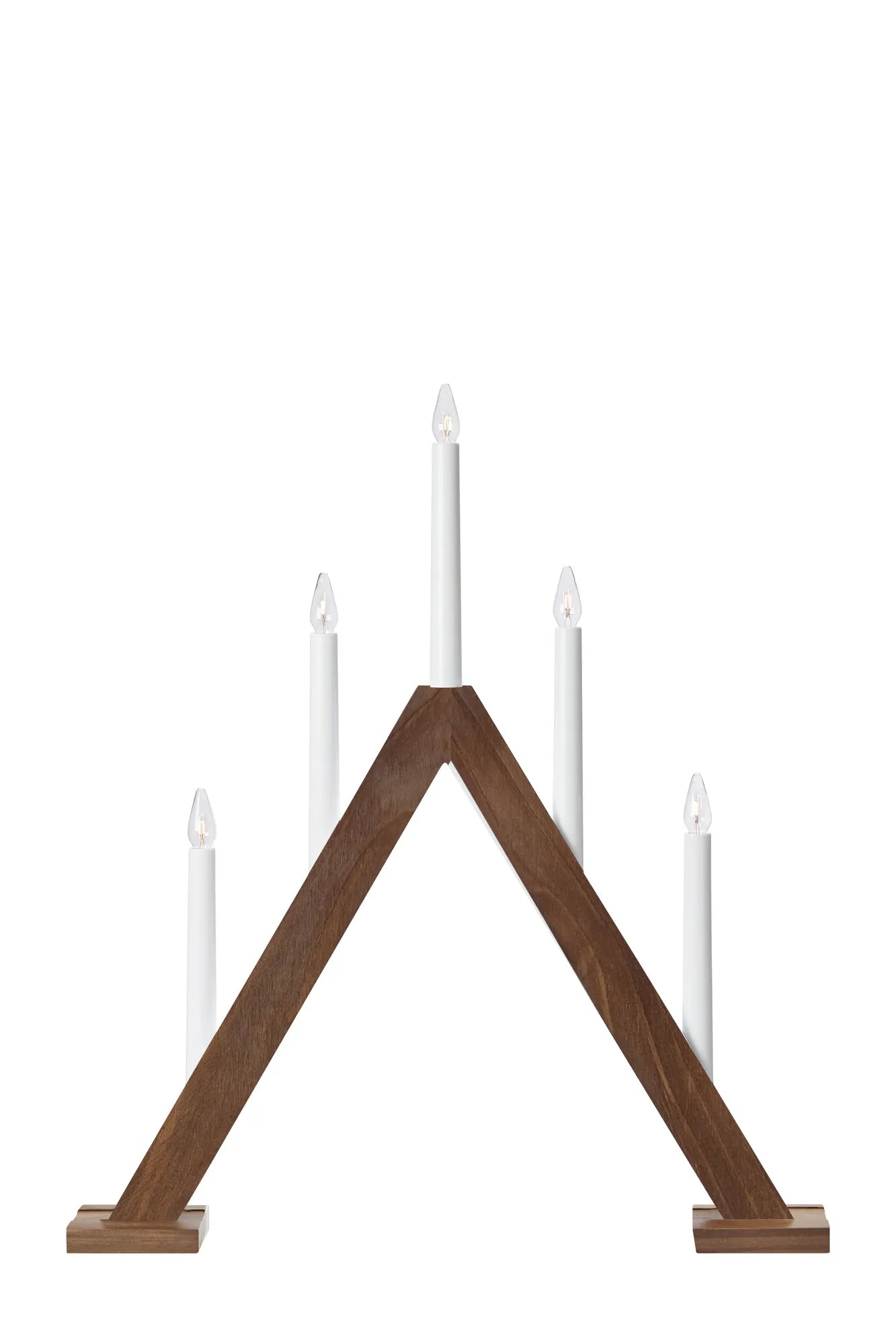 Ariele Adventsljusstake Mörkbrun 52 cm