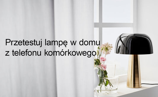 Przetestuj lampę w domu z AR