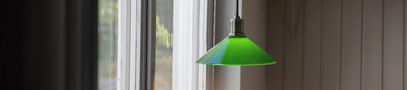 Green lamps