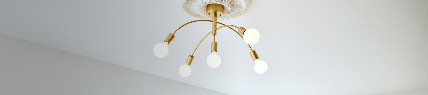 Plafonder nordisk stil för kök, vardagsrum – Flush mounts Nordic style for kitchen, living room – Deckenlampen nordisch