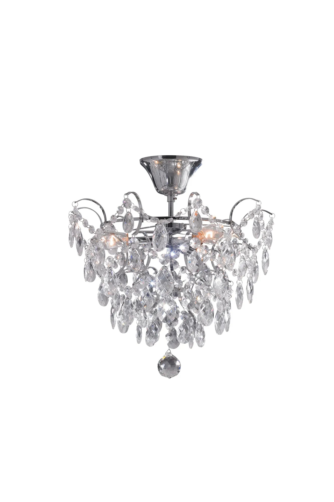 Rosendal krom plafond 36 cm 100539 | Rosendal chrome flush mount ceiling light 100539 | Rosendal Chrom Deckenleuchte 100539