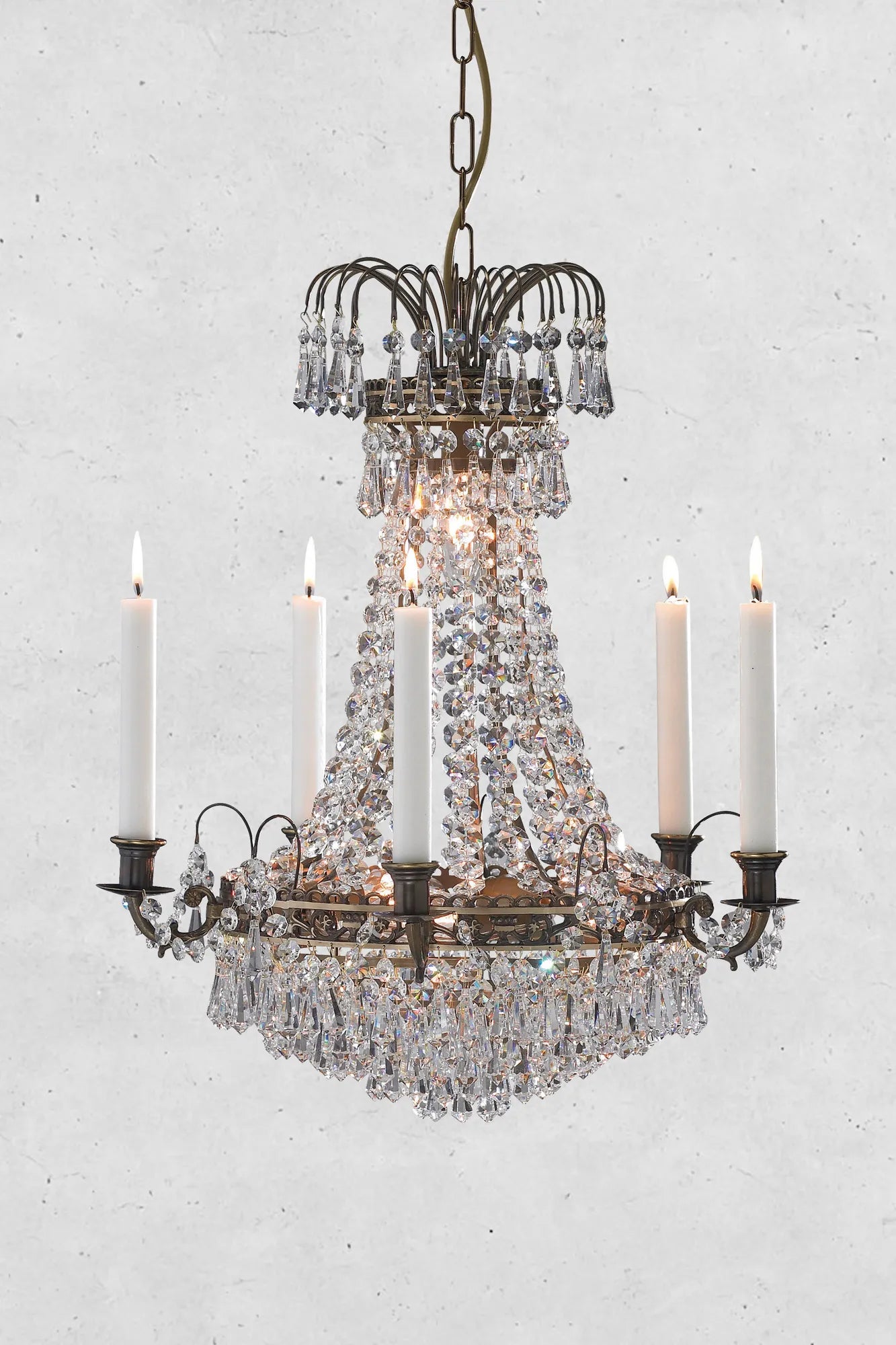 Läckö antik taklampa 48 cm stilren belysning | Läckö antique pendant | Läckö antik Pendelleuchte minimalistische Beleuchtung