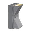 Carina grå vägglampa 102579 | Carina grey wall lamp 102579 | Carina grau Wandleuchte 102579