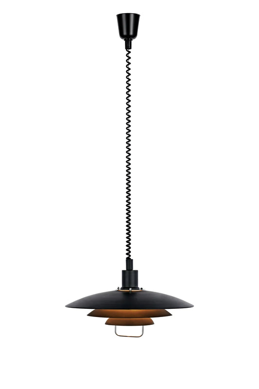 Kirkenes svart taklampa 104540 | Kirkenes black pendant lamp 104540 | Kirkenes schwarz Pendelleuchte 104540