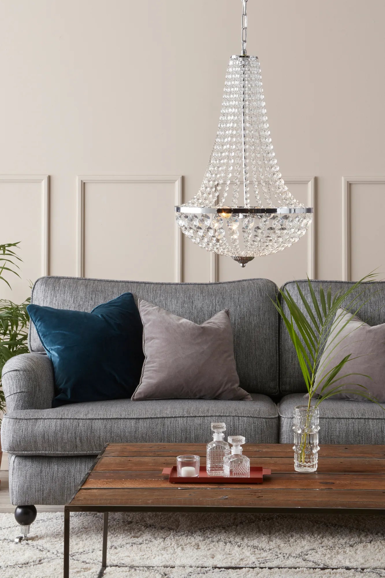 Gränsö krom taklampa 40 cm belysning | Gränsö chrome pendant lamp | Gränsö Chrom Pendelleuchte