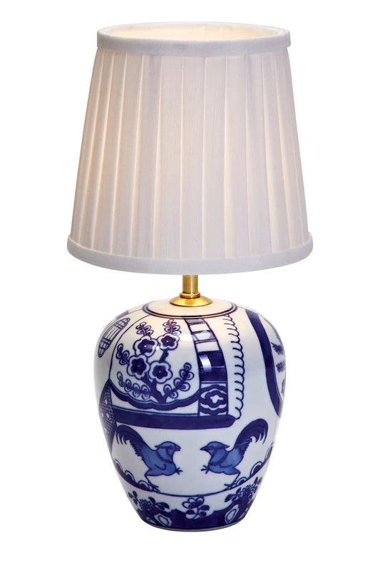 Göteborg blå bordslampa 33 cm 104999 | Göteborg blue table lamp 104999 | Göteborg blau Tischlampe 104999