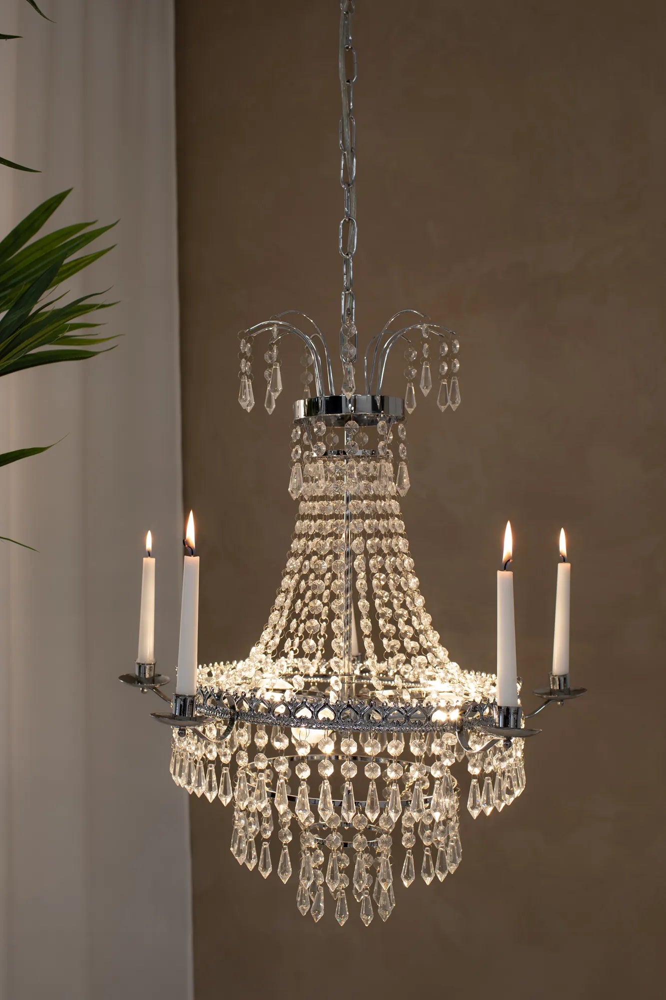 Marielund krom taklampa belysning | Marielund chrome pendant lamp | Marielund Chrom Pendelleuchte