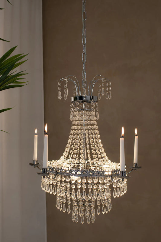 Marielund krom taklampa belysning | Marielund chrome pendant lamp | Marielund Chrom Pendelleuchte