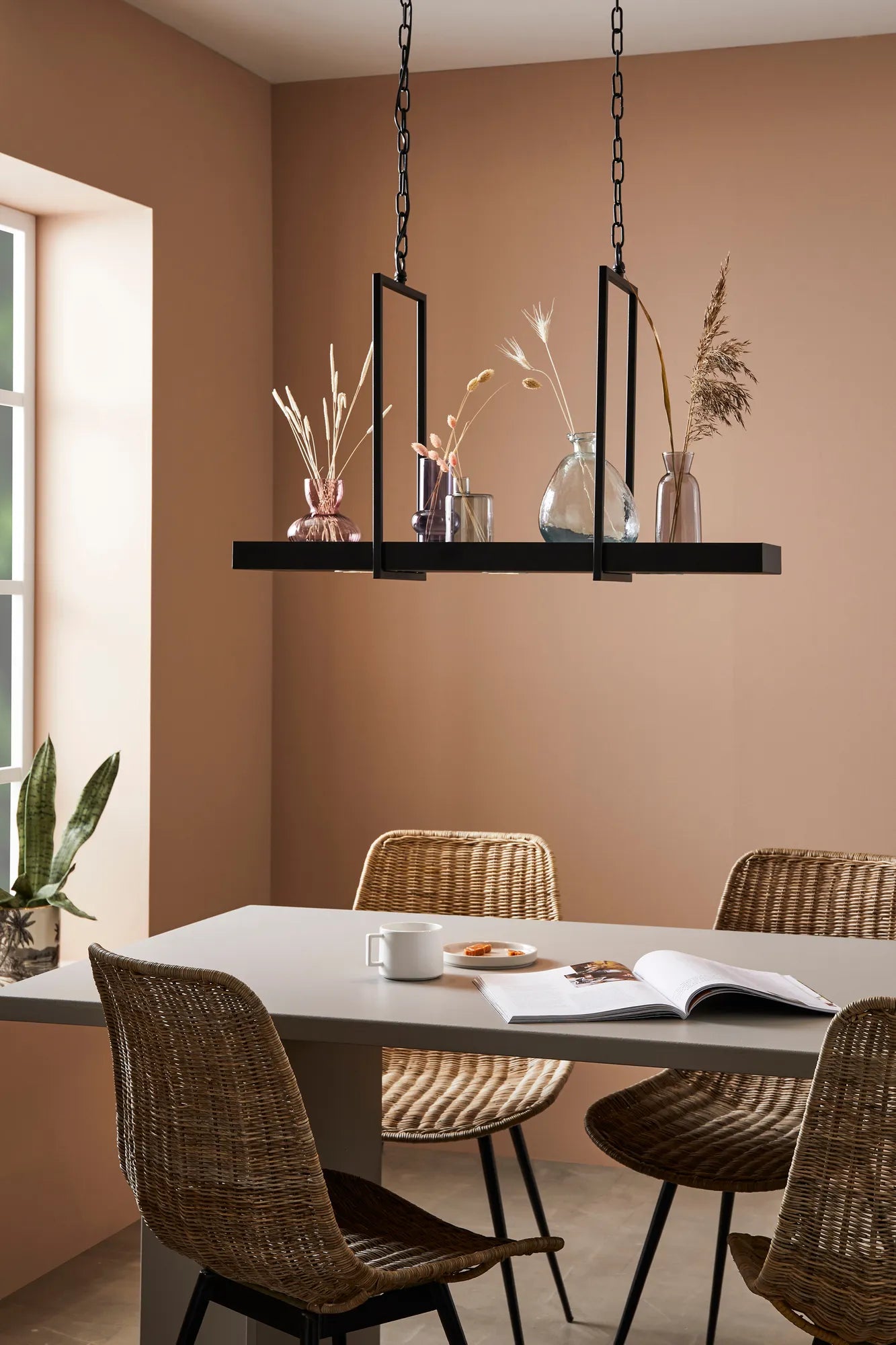 Tray svart taklampa belysning | Tray black pendant lamp | Tray schwarz Pendelleuchte