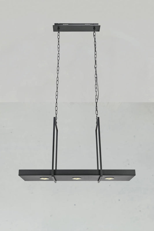 Tray svart taklampa stilren belysning | Tray black pendant lamp | Tray schwarz Pendelleuchte minimalistische Beleuchtung