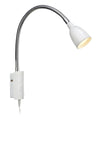 Tulip vit vägglampa 105939 | Tulip white wall lamp 105939 | Tulip weiß Wandleuchte 105939