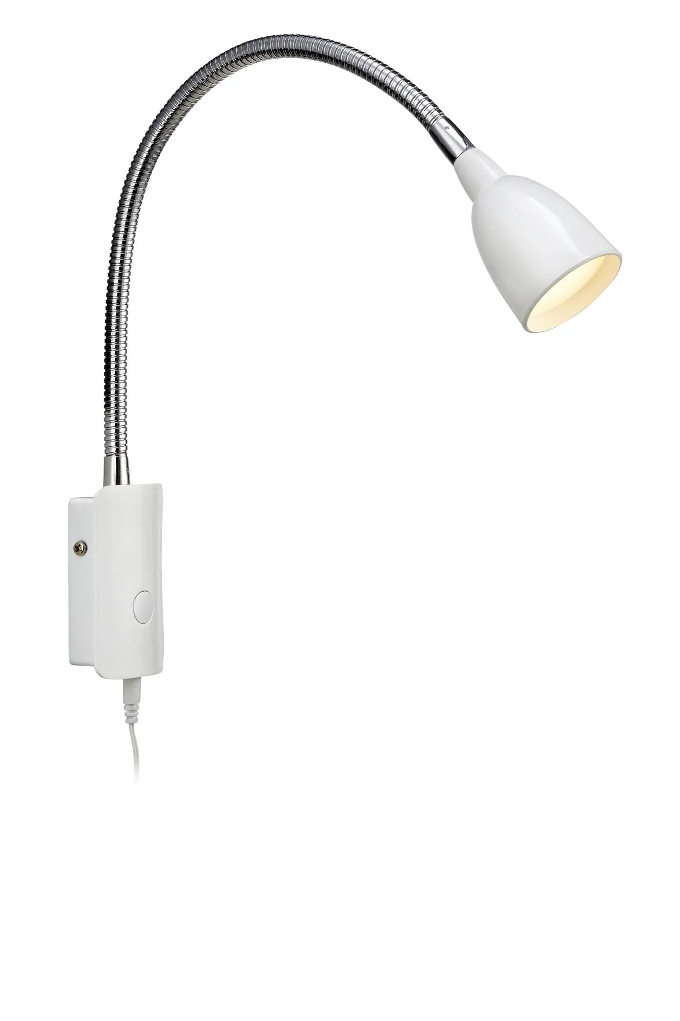 Tulip vit vägglampa 105939 | Tulip white wall lamp 105939 | Tulip weiß Wandleuchte 105939
