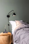 Valencia svart vägglampa belysning | Valencia black wall lamp | Valencia schwarz Wandleuchte