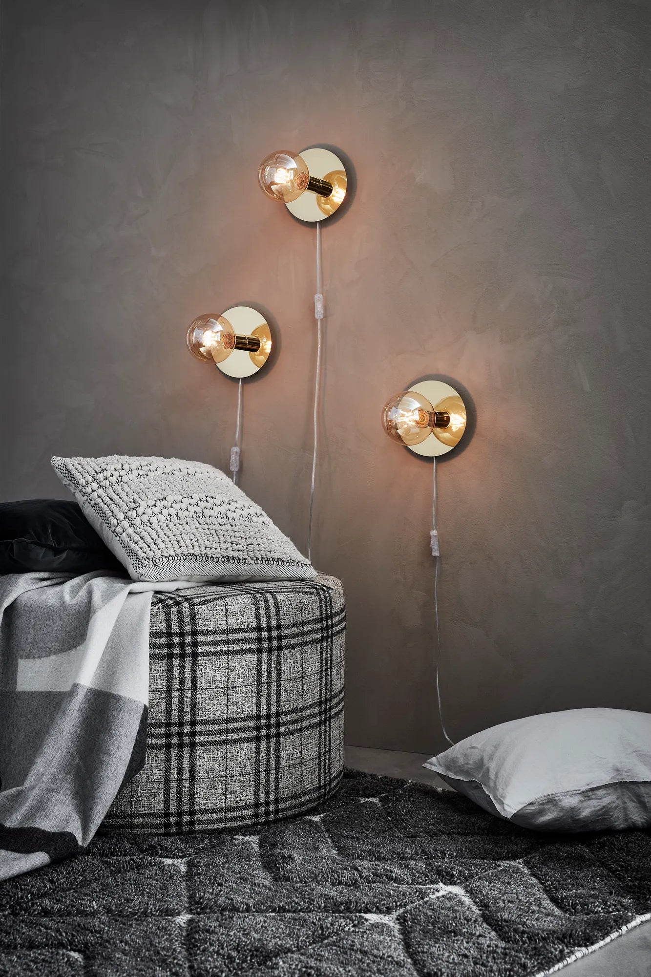 Disc mässing vägglampa belysning | Disc brass wall lamp | Disc Messing Wandleuchte
